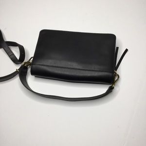 madewell leather flap convertible crossbody bolsa